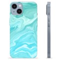 iPhone 14 TPU-hoesje - Blauw Marmer