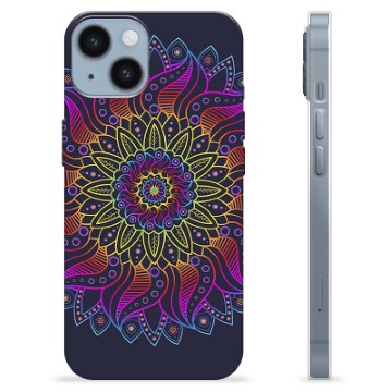 iPhone 14 TPU-hoesje - Kleurrijke Mandala