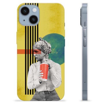 iPhone 14 TPU-hoesje - Retro-kunst