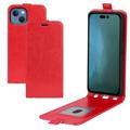 iPhone 14 Verticale Flip Hoesje met Kaarthouder