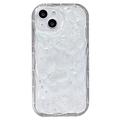 iPhone 15 Vlinder en parel TPU hoesje - Transparant