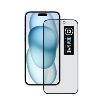 iPhone 15 Plus/16 Plus Obal:Me Privacy 5D Glazen Screenprotector - 9H - Zwarte rand