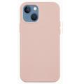 iPhone 15 Plus Liquid Silicone Hoesje - Roze