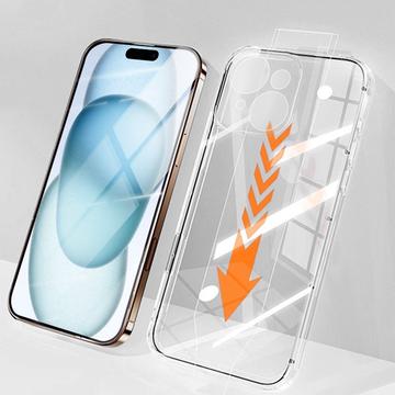 iPhone 15 Plus Rurihai 2-in-1-beschermingsset - Doorzichtig