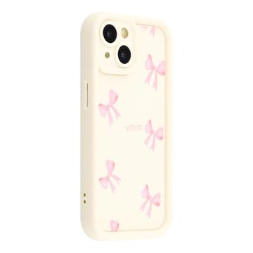 iPhone 15 Plus Stijlvol Schokbestendig TPU Hoesje met Opstaande Randen