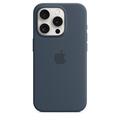 iPhone 15 Pro Apple Siliconen Hoesje met MagSafe MT1D3ZM/A - Stormblauw