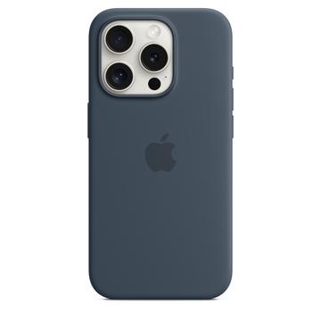iPhone 15 Pro Apple Siliconen Hoesje met MagSafe MT1D3ZM/A - Stormblauw