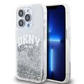 iPhone 15 Pro DKNY Liquid Glitter Arch Logo Case
