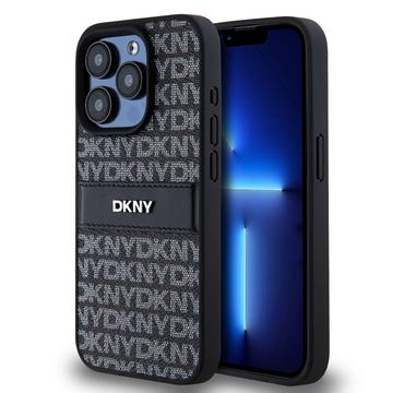 iPhone 15 Pro DKNY Repeat Pattern Tonal Stripe hoesje
