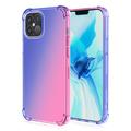 iPhone 15 Pro Gradient Schokbestendig TPU Hoesje - Blauw / Roze