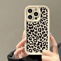 iPhone 15 Pro TPU hoesje met luipaardprint - Wit