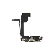 iPhone 15 Pro Max Oplaadconnector Flexkabel - Zwart