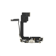 iPhone 15 Pro Max Oplaadconnector Flexkabel - Wit