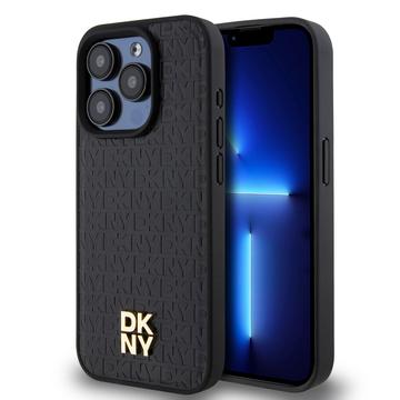 iPhone 15 Pro Max DKNY Repeat Pattern Stack Logo Case - MagSafe compatibel