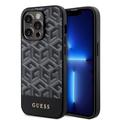 iPhone 15 Pro Max Guess G Cube Mag hoesje - Zwart