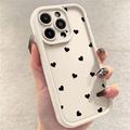 iPhone 15 Pro Max Hartpatroon Schokbestendig TPU Hoesje met Opstaande Randen - Wit