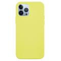 iPhone 15 Pro Max Liquid Silicone Hoesje - Geel