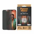 iPhone 15 Pro Max PanzerGlass Ultra-Wide Fit Privacy EasyAligner Screenprotector - Zwarte Rand