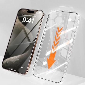 iPhone 15 Pro Max Rurihai 2-in-1-beschermingsset - Doorzichtig