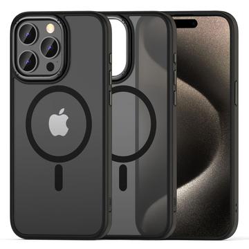iPhone 15 Pro Max Tech-Protect Magmat 2-hoes - MagSafe-compatibel - Matzwart