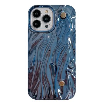 iPhone 15 Pro Max Gerimpeld gegalvaniseerd TPU hoesje