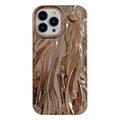 iPhone 15 Pro Max Gerimpeld TPU hoesje - Goud