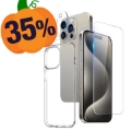 iPhone 15 Pro Northjo 3-in-1 -beschermingsset