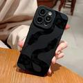 iPhone 15 Pro TPU hoesje met slangenpatroon - zwart