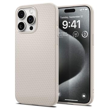 iPhone 15 Pro Spigen Liquid Air TPU Case - Titanium natuurlijk