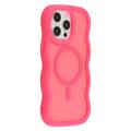 iPhone 15 Pro Golfrand magnetisch hybride hoesje - Hot Pink