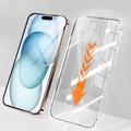 iPhone 15 Rurihai 2-in-1-beschermingsset - Doorzichtig