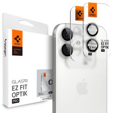 iPhone 16/16 Plus/17 Spigen Glas.tR Ez Fit Optik Pro Lens Glazen Protector - Zilver