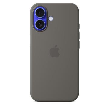iPhone 16 Apple Siliconen Hoesje met MagSafe MYY33ZM/A - Steengrijs