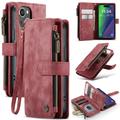 iPhone 16 Caseme C30 Multifunctionele Portemonnee Hoesje - Rood