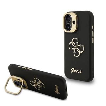 iPhone 16 Guess 4G Logo Stand Camera Frame Hoesje