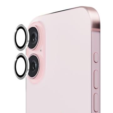 iPhone 16/16 Plus Hat Prince Camera Lens Glazen Protector - Zilver