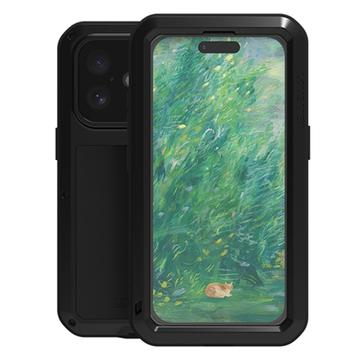 iPhone 16 Love Mei Powerful Hybride Hoesje - Zwart