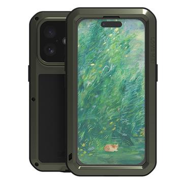 iPhone 16 Love Mei Powerful Hybride Hoesje - Groen