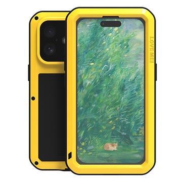 iPhone 16 Love Mei Powerful Hybride Hoesje - Geel