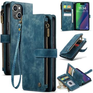 iPhone 16 Plus Caseme C30 Multifunctionele Portemonnee Hoesje - Blauw