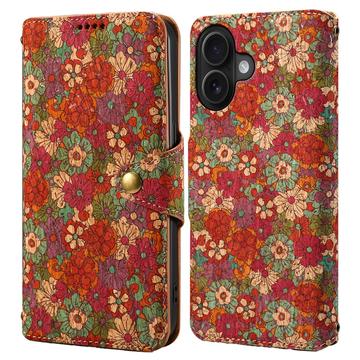 iPhone 16 Plus Vier Seizoenen Portemonnee Hoesje - Zomer