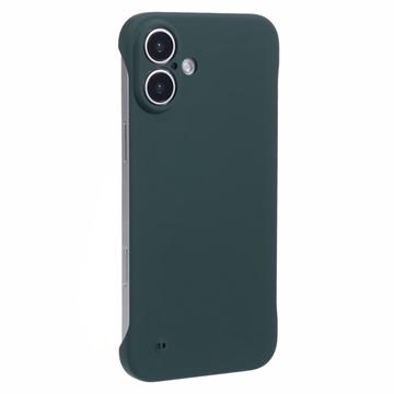 iPhone 16 Plus Frameloze Plastic Hoesje - Donkergroen