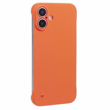 iPhone 16 Plus Frameloze Plastic Hoesje - Oranje