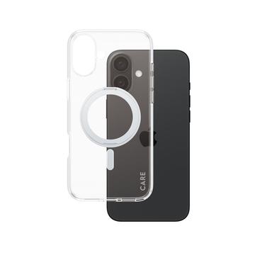 iPhone 16 Plus PanzerGlass Care Kickstand Hoesje - MagSafe compatibel - Zilver