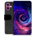 iPhone 16 Plus Premium Portemonnee Hoesje - Heelal