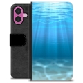 iPhone 16 Plus Premium Portemonnee Hoesje - Zee