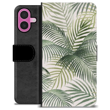 iPhone 16 Plus Premium Portemonnee Hoesje - Tropisch