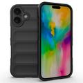 iPhone 16 Plus Rugged TPU Hoesje - Zwart