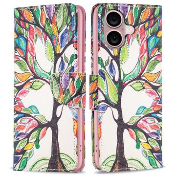 iPhone 16 Plus Wonder Series Portemonnee Hoesje - Bloem