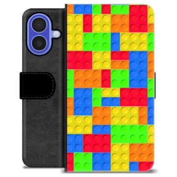 iPhone 16 Premium Portemonnee Hoesje - Blokken